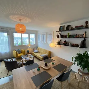  Séjour chez l'habitant Lumineux 70 M2 & Parking Prive Proche Centre